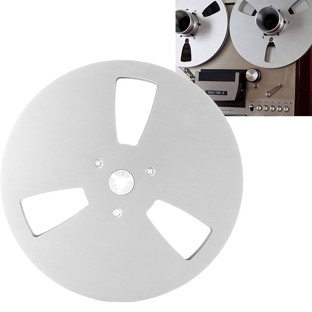 Amazon.com: 1/4 7 Inch Empty Tape Reel, 3 Hole Empty Take Up